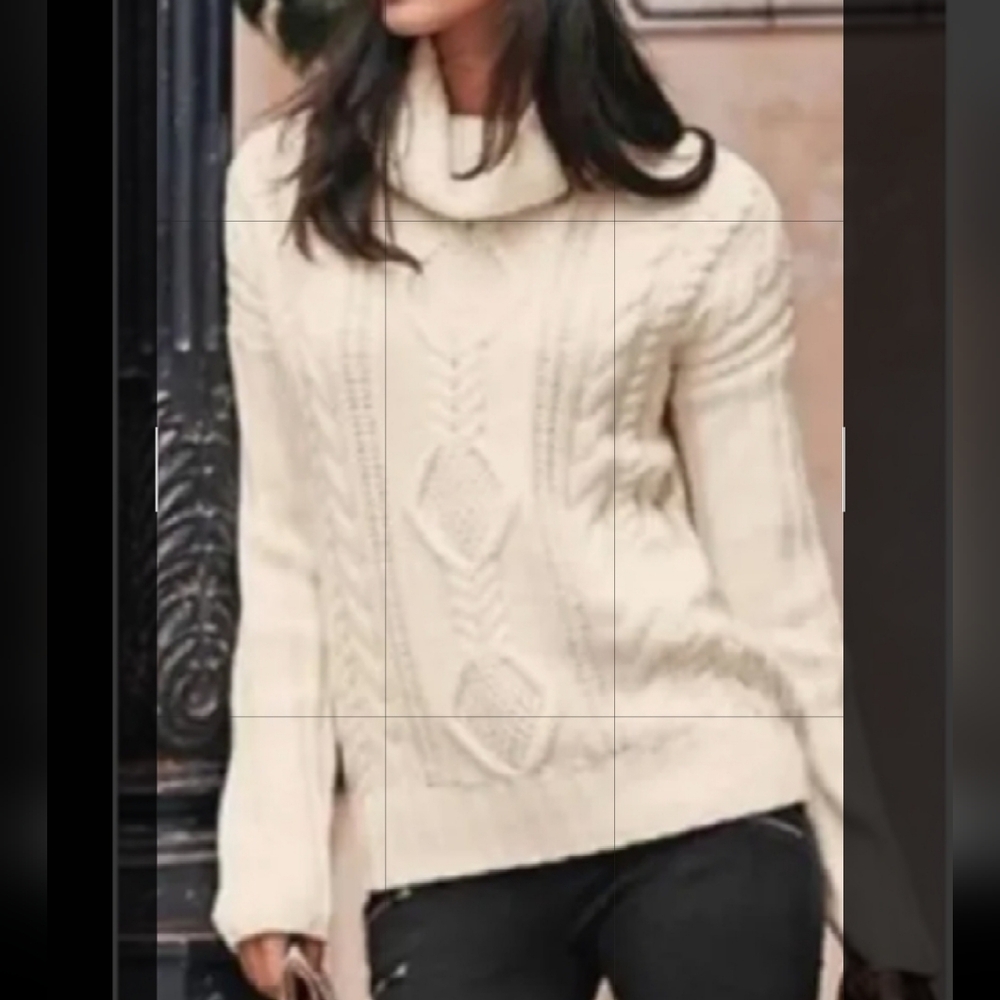 Athleta Cable Knit Sweater